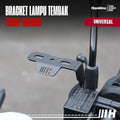 Hayaidesu Bracket Lampu Tembak Spion/Front Mirror Bar stand dudukan Lampu Tembak Universal