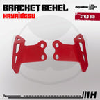 Hayaidesu Bracket Behel Honda STYLO 160 - 5mm Steel Material High Quality