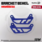 Hayaidesu Bracket Behel Yamaha AEROX ALPHA (Standard, Cybercity, Turbo) - 3mm Steel Material High Quality