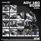 Hayaidesu Honda ADV 160 ROADSYNC (2025) Full Set Body Protector Cover
