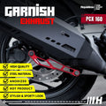 Hayaidesu Garnish Knalpot Honda PCX 160, VARIO 160 - Garnish Variasi Full CNC Anodized