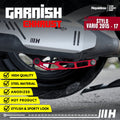 Hayaidesu Garnish Knalpot STYLO & VARIO 125/150 (2015-2017) - Garnish Variasi Full CNC Anodize