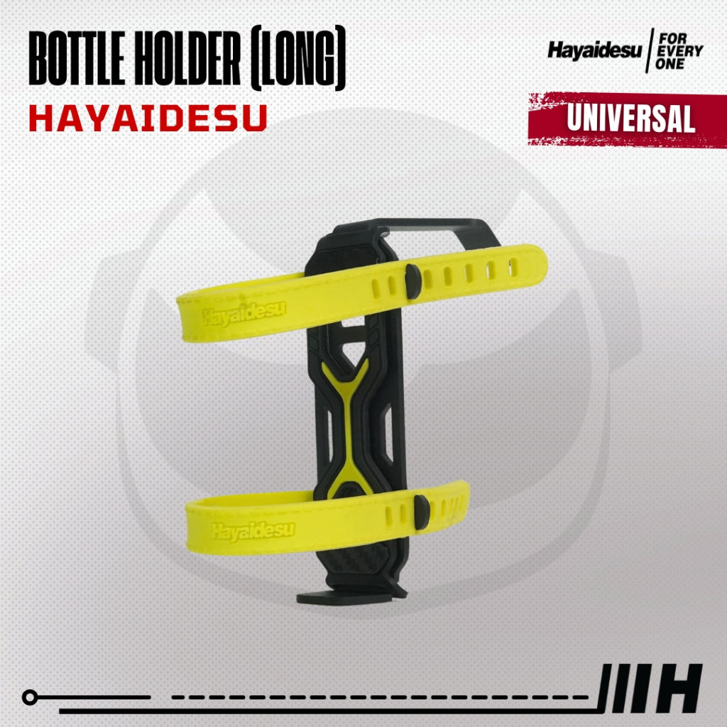 Hayaidesu Bottle Holder Spion Motor Tempat Dudukan Tumbler Air Minum Spion Motor Universal (Long)