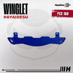Hayaidesu Winglet Bawah Honda PCX 160 2025 CBS/ABS/Roadsync - Steel Material Sporty Look High Quality