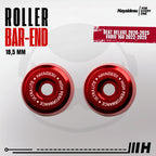 Hayaidesu Roller Bar End Jalu Stang Motor Full CNC Anodize BEAT (2020-2025) & VARIO 160 (2022-2025)