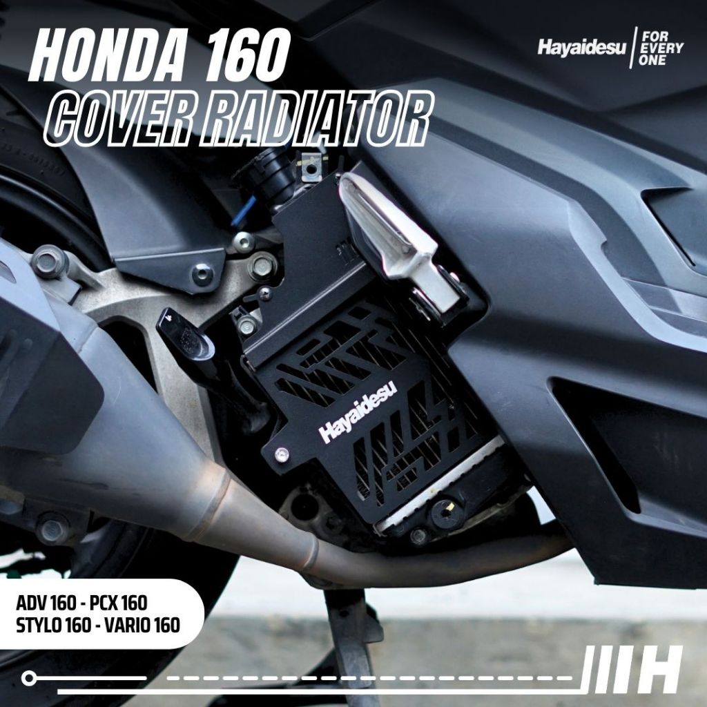 Hayaidesu Cover Radiator Honda 160 – Vario 160, ADV 160, PCX 160, STYLO 160 - Full CNC
