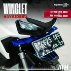 Hayaidesu Winglet Bawah Honda ADV 150/ADV 160 - Steel Material Sporty Look High Quality