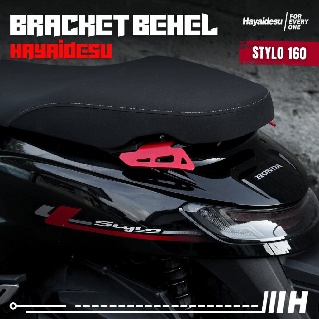 Hayaidesu Bracket Behel Honda STYLO 160 - 5mm Steel Material High Quality