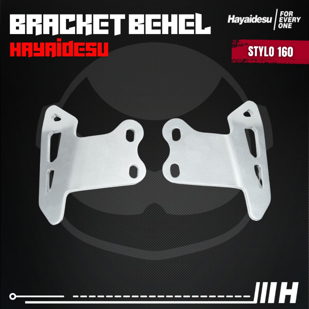 Hayaidesu Bracket Behel Honda STYLO 160 - 5mm Steel Material High Quality