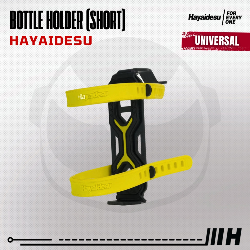 Hayaidesu Bottle Holder Spion Motor Tempat Dudukan Tumbler Air Minum Spion Motor Universal (Short)