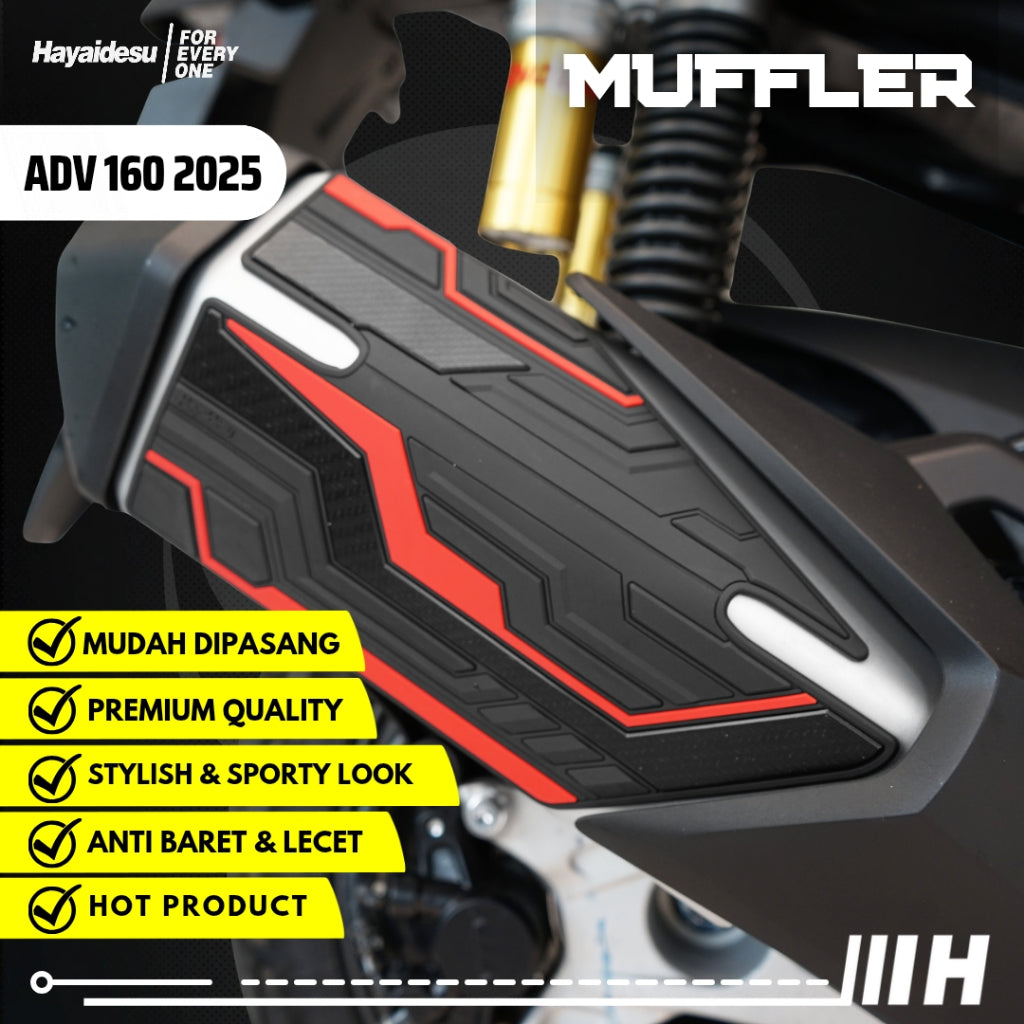Hayaidesu honda ADV 160 ROADSYNC (2025) Body Protector Muffler Knalpot Cover