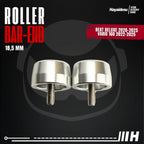 Hayaidesu Roller Bar End Jalu Stang Motor Full CNC Anodize BEAT (2020-2025) & VARIO 160 (2022-2025)