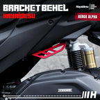 Hayaidesu Bracket Behel Yamaha AEROX ALPHA (Standard, Cybercity, Turbo) - 3mm Steel Material High Quality