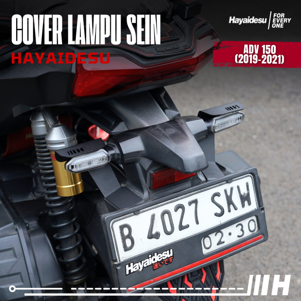 Hayaidesu Cover Pelindung Lampu Sein Belakang Honda ADV 150 (2019-2021)