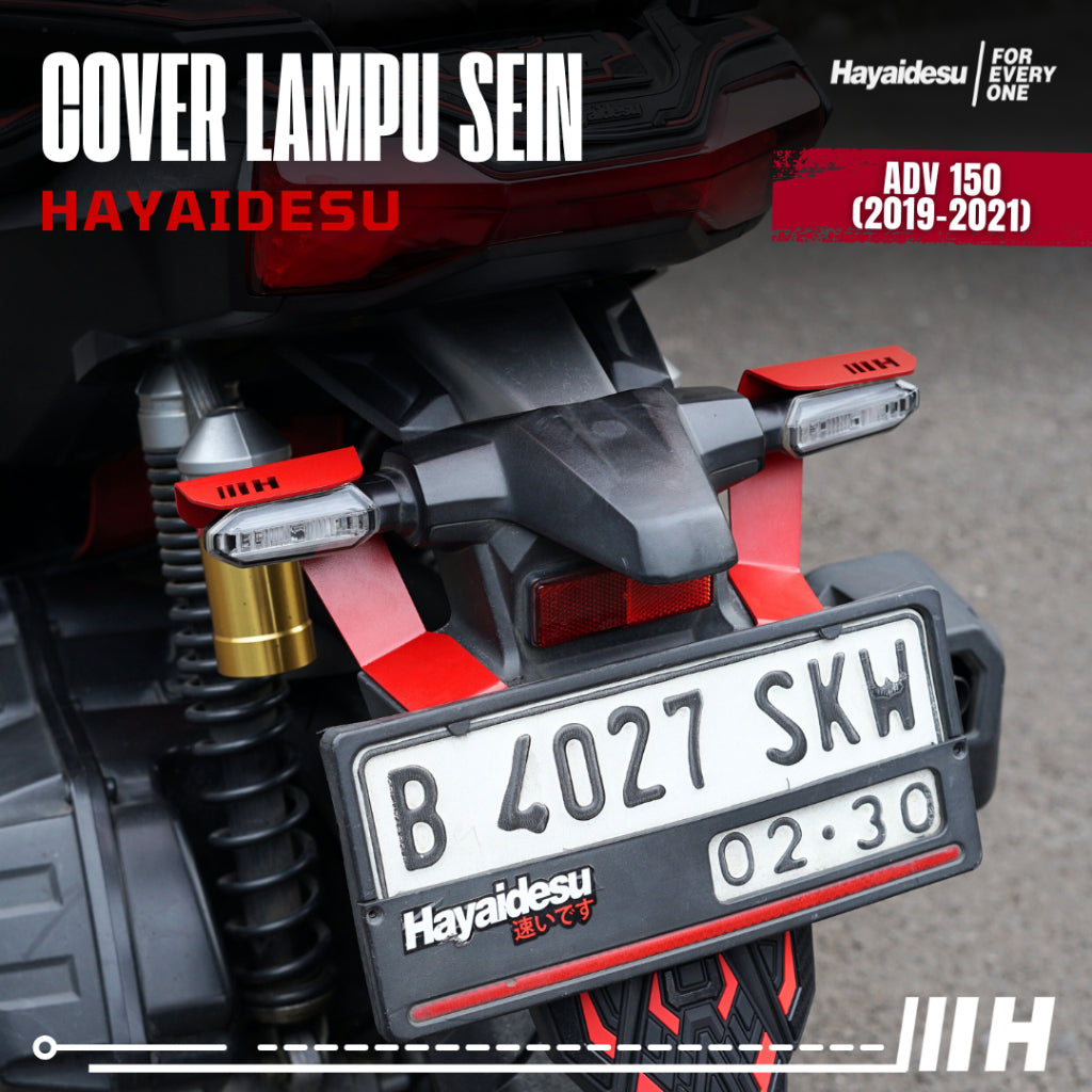 Hayaidesu Cover Pelindung Lampu Sein Belakang Honda ADV 150 (2019-2021)