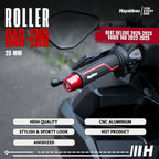 Hayaidesu Roller Bar End Jalu Stang Motor Full CNC Anodize BEAT (2020-2025) & VARIO 160 (2022-2025)