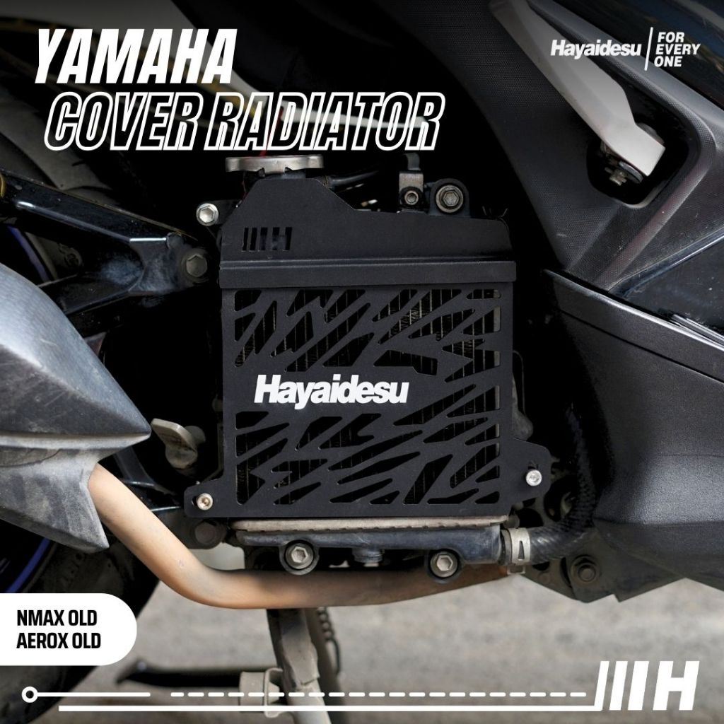 Hayaidesu Cover Radiator Yamaha NMAX OLD & AEROX OLD - Full CNC