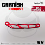 Hayaidesu Garnish Knalpot STYLO & VARIO 125/150 (2015-2017) - Garnish Variasi Full CNC Anodize
