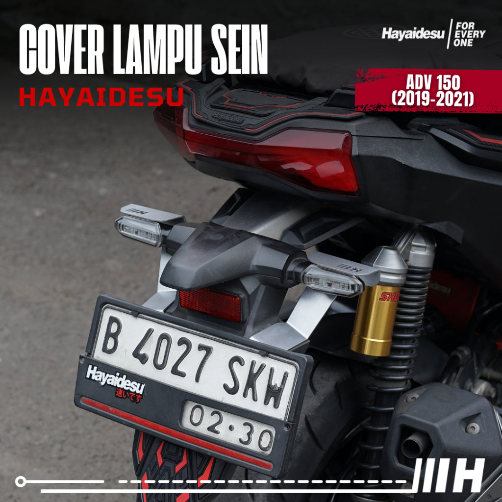 Hayaidesu Cover Pelindung Lampu Sein Belakang Honda ADV 150 (2019-2021)