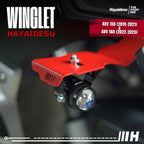 Hayaidesu Winglet Bawah Honda ADV 150/ADV 160 - Steel Material Sporty Look High Quality