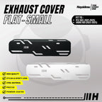 Hayaidesu Exhaust / Knalpot Cover (FLAT) Honda VARIO 160 & PCX 160 Tameng Pelindung Knalpot