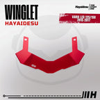 Hayaidesu Winglet Bawah Honda VARIO 125-150 (2015-2017) - Steel Material Sporty Look High Quality