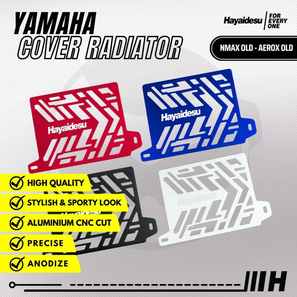 Hayaidesu Cover Radiator Yamaha NMAX OLD & AEROX OLD - Full CNC