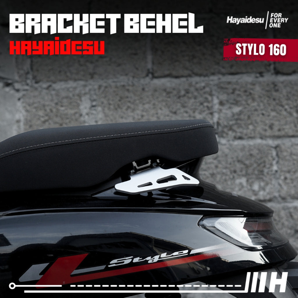 Hayaidesu Bracket Behel Honda STYLO 160 - 5mm Steel Material High Quality
