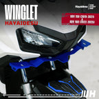 Hayaidesu Winglet Bawah Honda ADV 150/ADV 160 - Steel Material Sporty Look High Quality