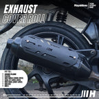 Hayaidesu Exhaust / Knalpot Cover (ROLL) Mio Smile, Soul Carbu, Soul GT, Fazzio, Grand Filano Mio M3, Mio J Tameng Pelindung Knalpot Motor Yamaha