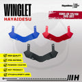 Hayaidesu Winglet Bawah Honda VARIO 125-150 (2015-2017) - Steel Material Sporty Look High Quality