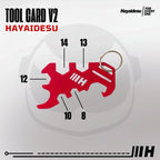 Hayaidesu  TOOL CARD Pocket Tool Card Alat Multi Fungsi Bentuk Kartu