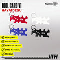 Hayaidesu  TOOL CARD V1 Pocket Tool Card Alat Multi Fungsi Bentuk Kartu